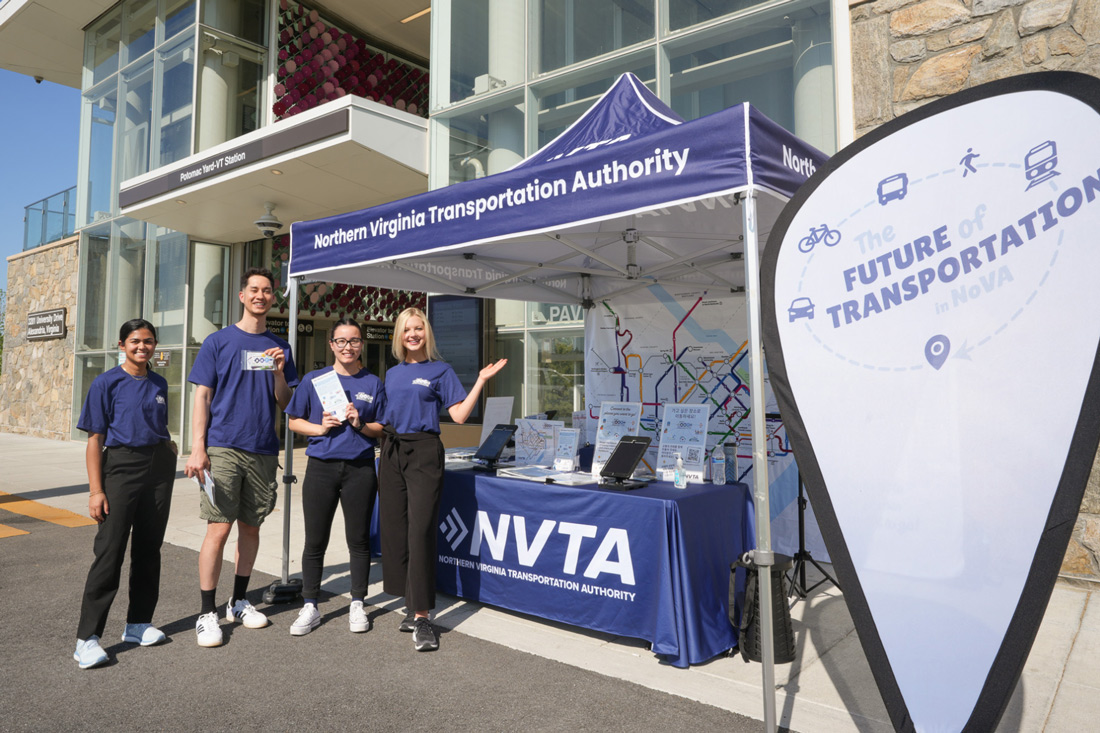 NVTA held a series of pop-up events across Northern Virginia and sought feedback from the community.