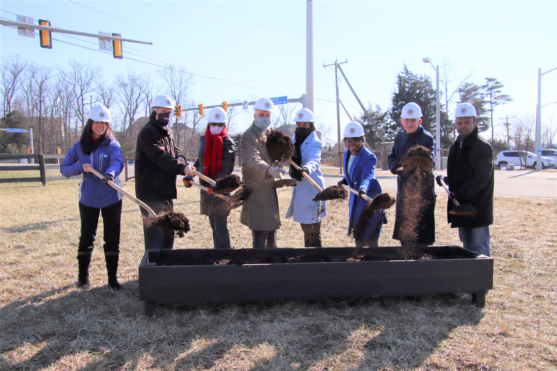 NVTA celebrated the groundbreaking for the Belmont Ridge Road Project.