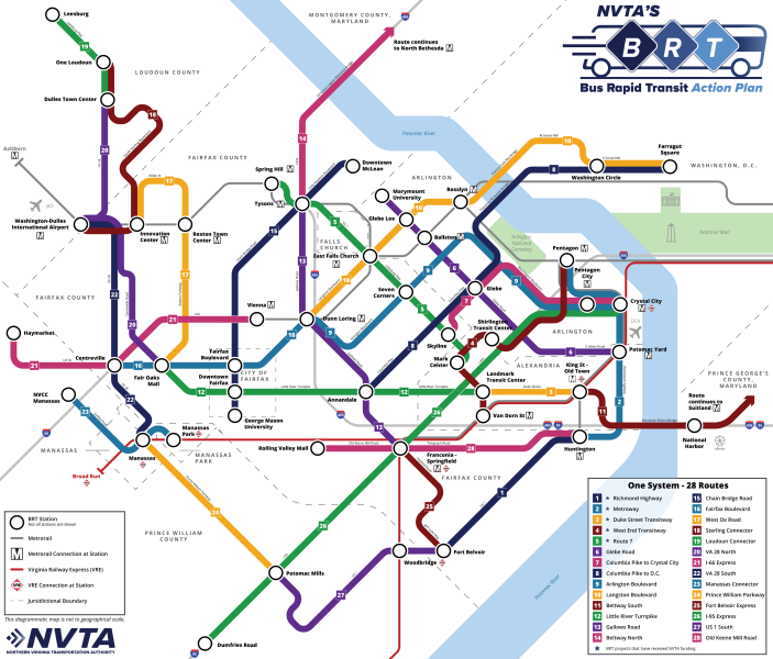 BRT System Map